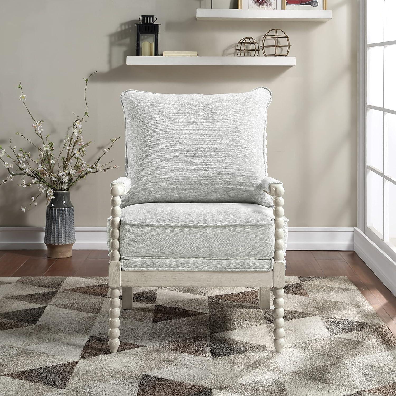 Silla de Acento Kaylee Spindle OSP Home Furnishings Gris