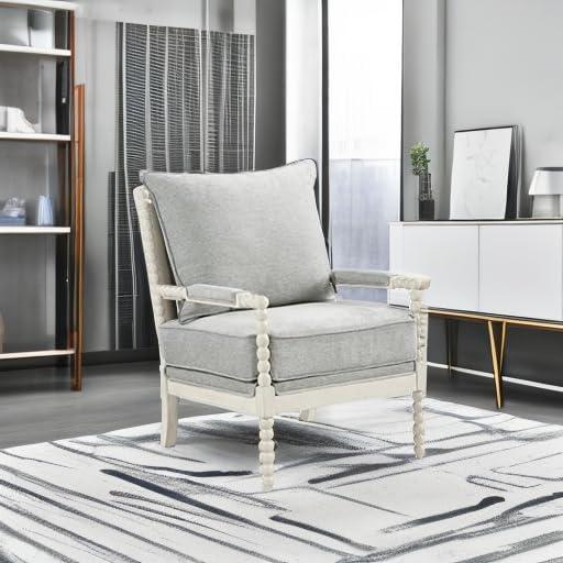 Silla de Acento Kaylee Spindle OSP Home Furnishings Gris