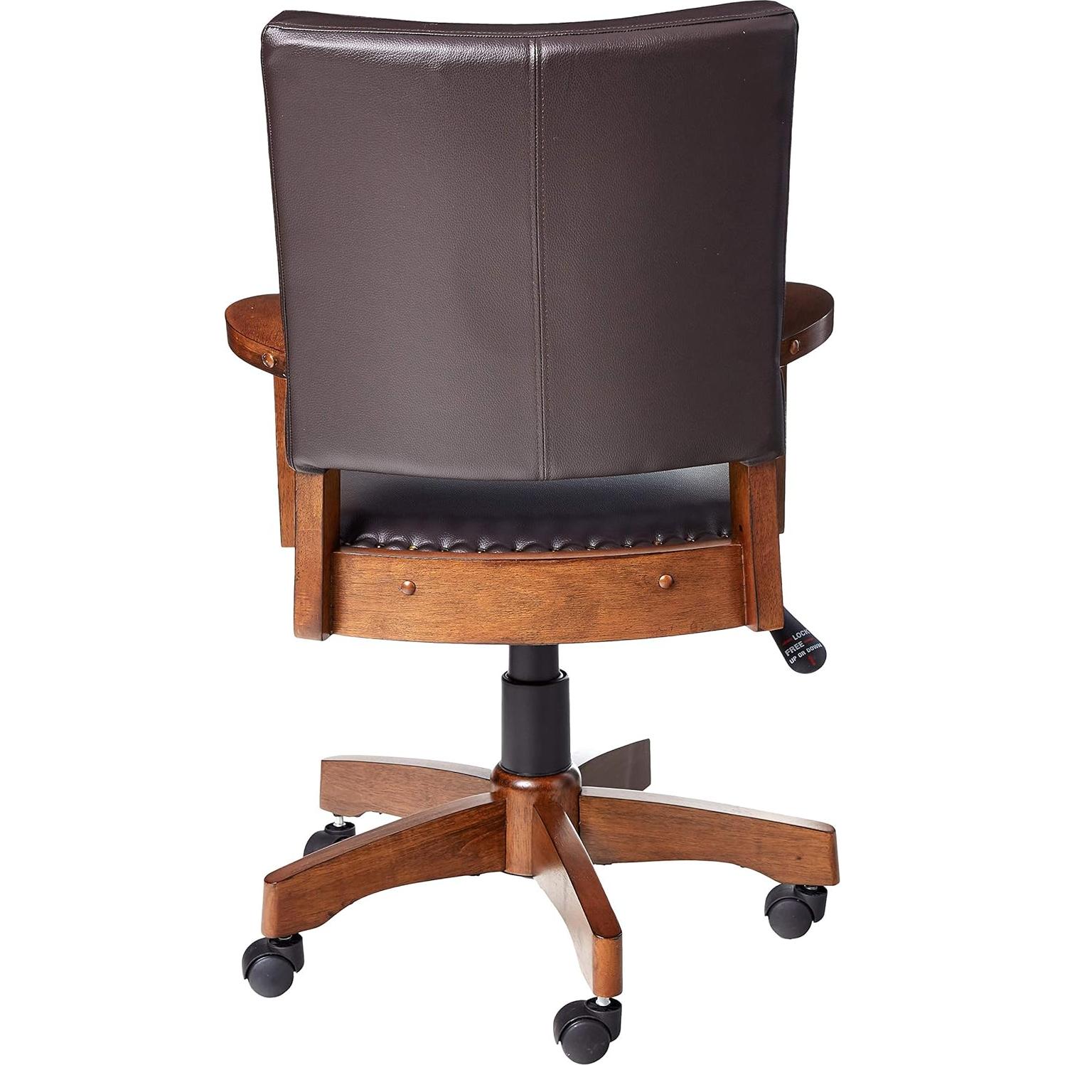 Silla de Banquero Deluxe OSP Home Furnishings Cuero Espresso