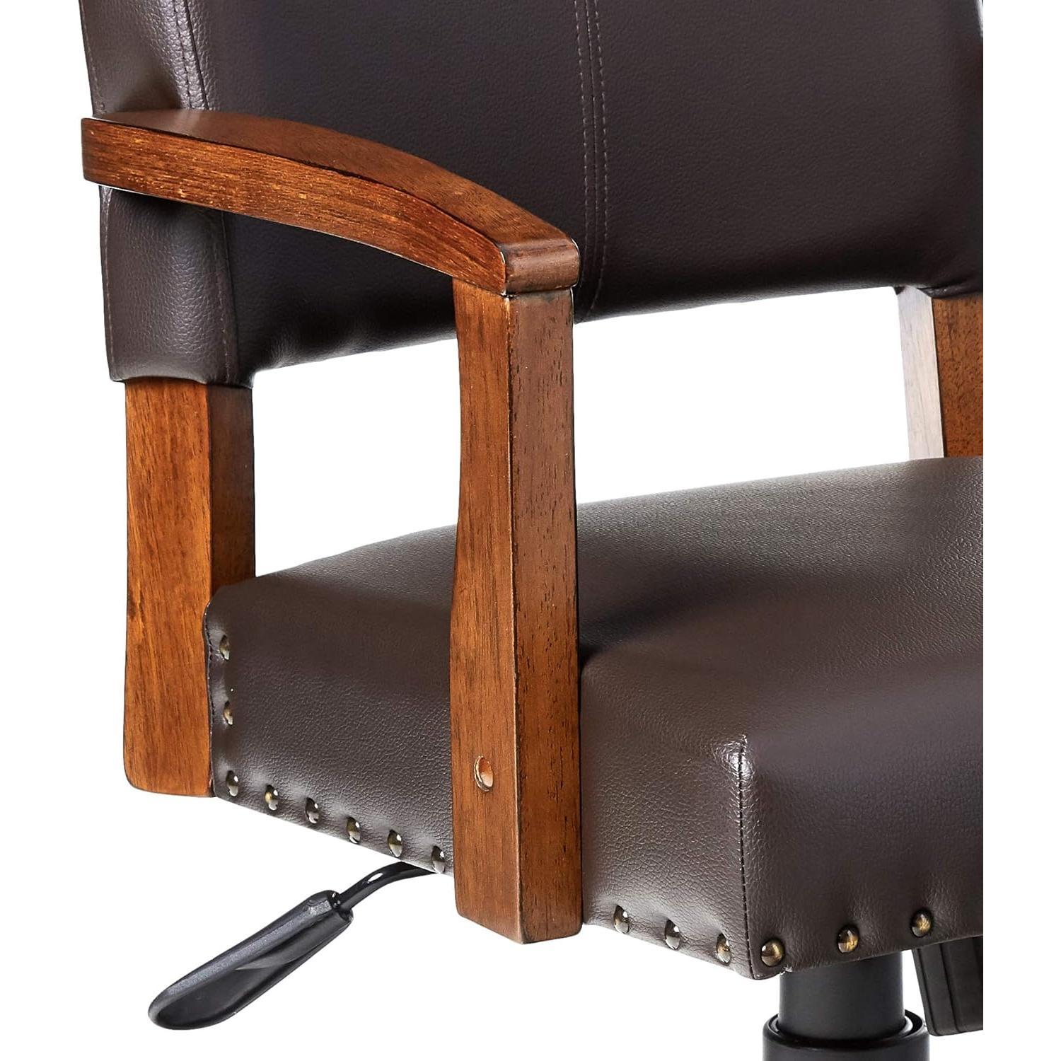 Silla de Banquero Deluxe OSP Home Furnishings Cuero Espresso