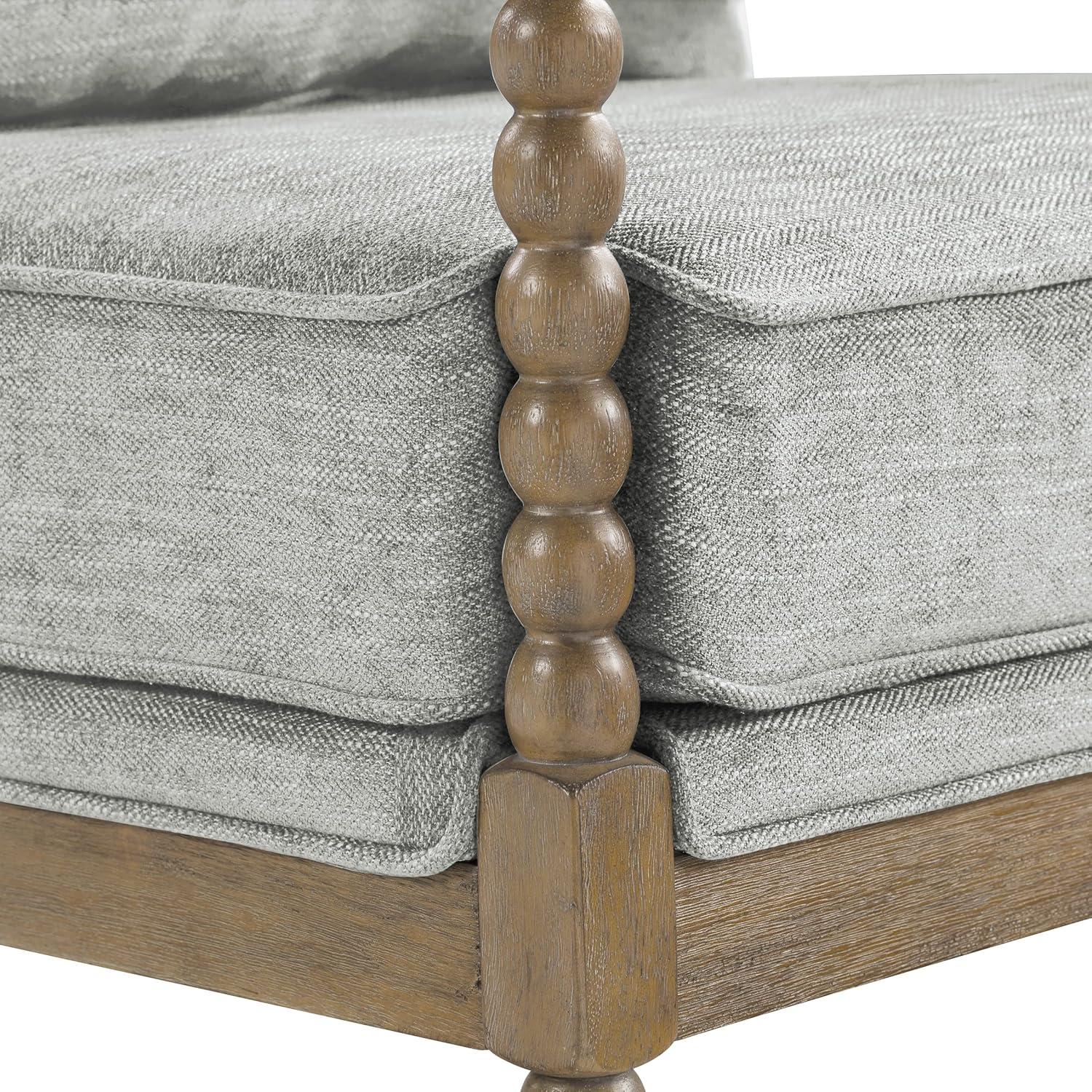 Silla de Acento OSP Home Furnishings Fletcher Tapizada Gris