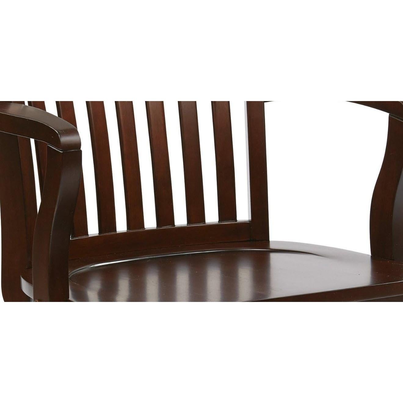 Silla de Escritorio de Madera Deluxe OSP Home Furnishings Ajustable