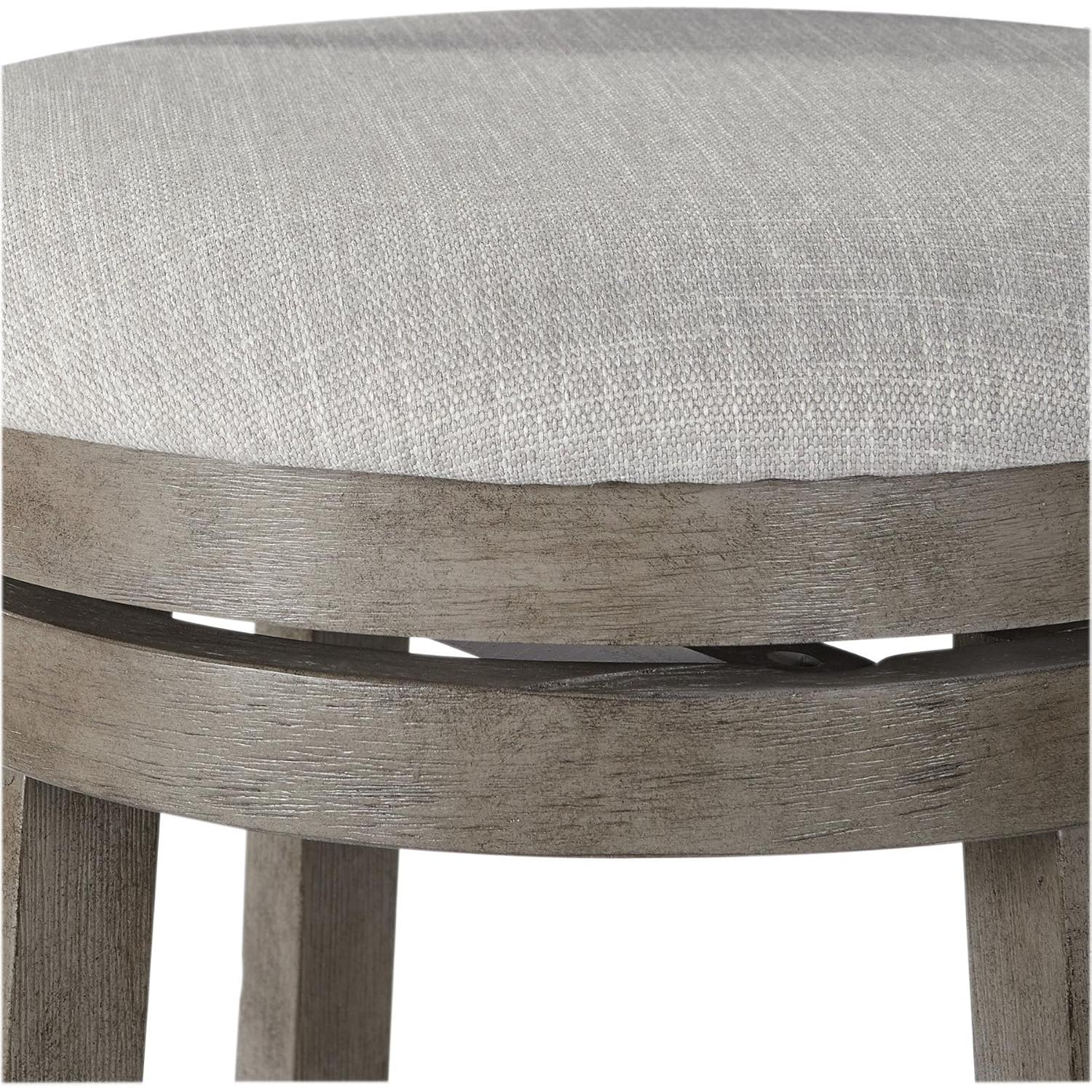 Silla giratoria de madera OSP Designs gris antiguo 76.2 cm