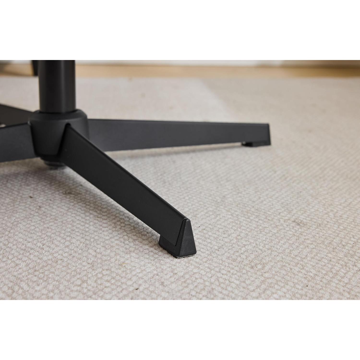 Silla de Oficina VINGLI Terciopelo Blanco Acolchada 360°