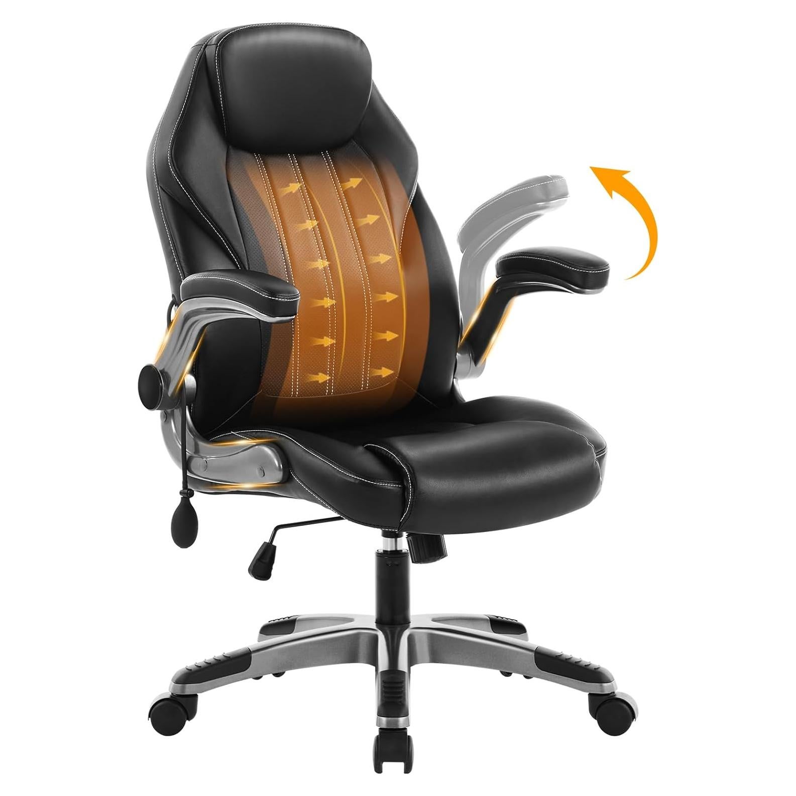 Silla de Oficina Ergonómica Ylzyxal con Soporte Lumbar Ajustable