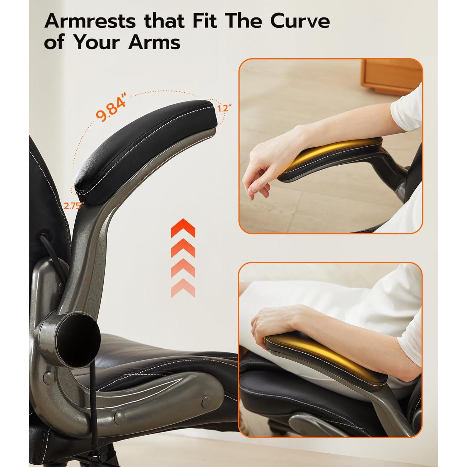 Silla de Oficina Ergonómica Ylzyxal con Soporte Lumbar Ajustable