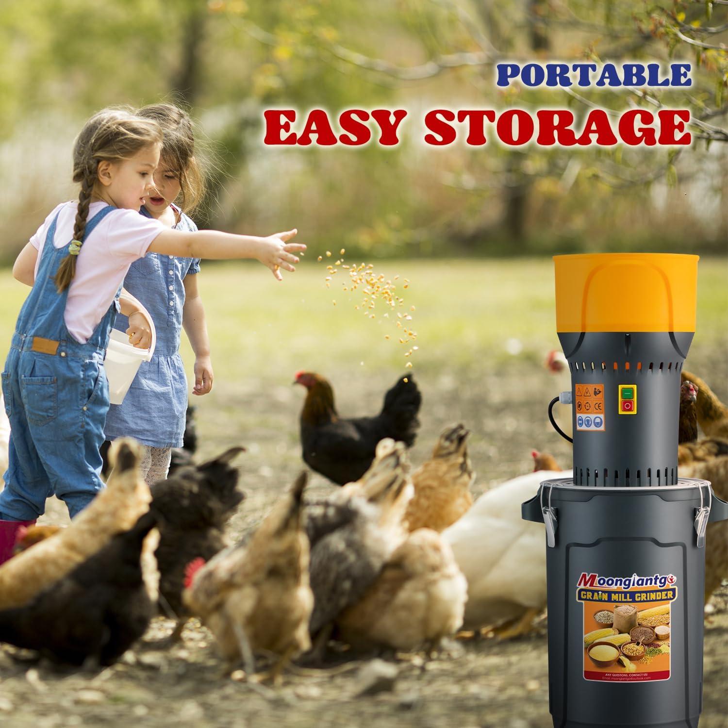 Molinillo Eléctrico de Granos Moongiantgo 25L 1300W Multiusos