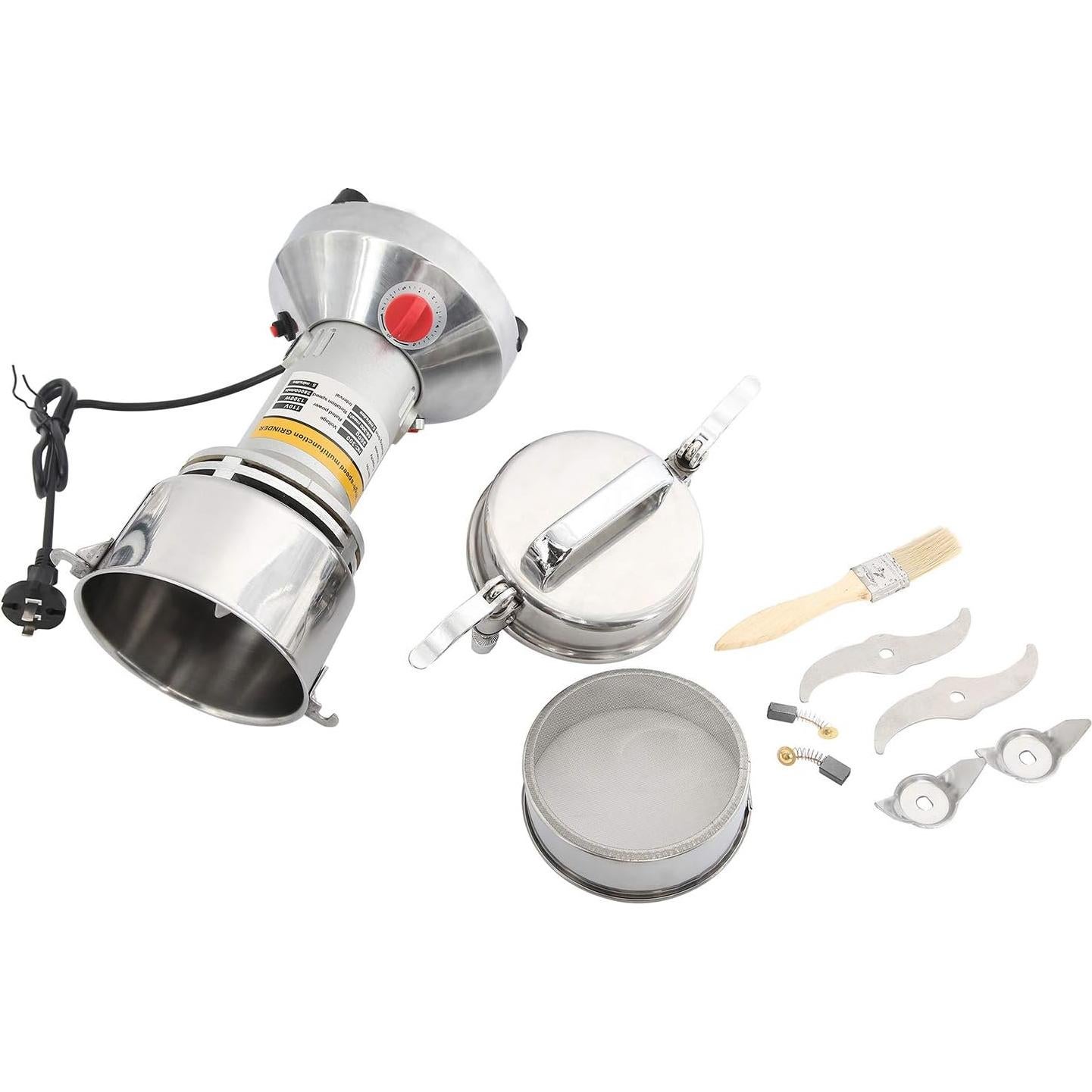 Molinillo Eléctrico de Granos YaeMarine 300g 110V Acero Inoxidable