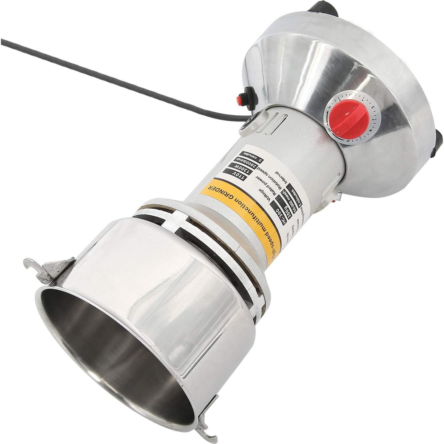 Molinillo Eléctrico de Granos YaeMarine 300g 110V Acero Inoxidable