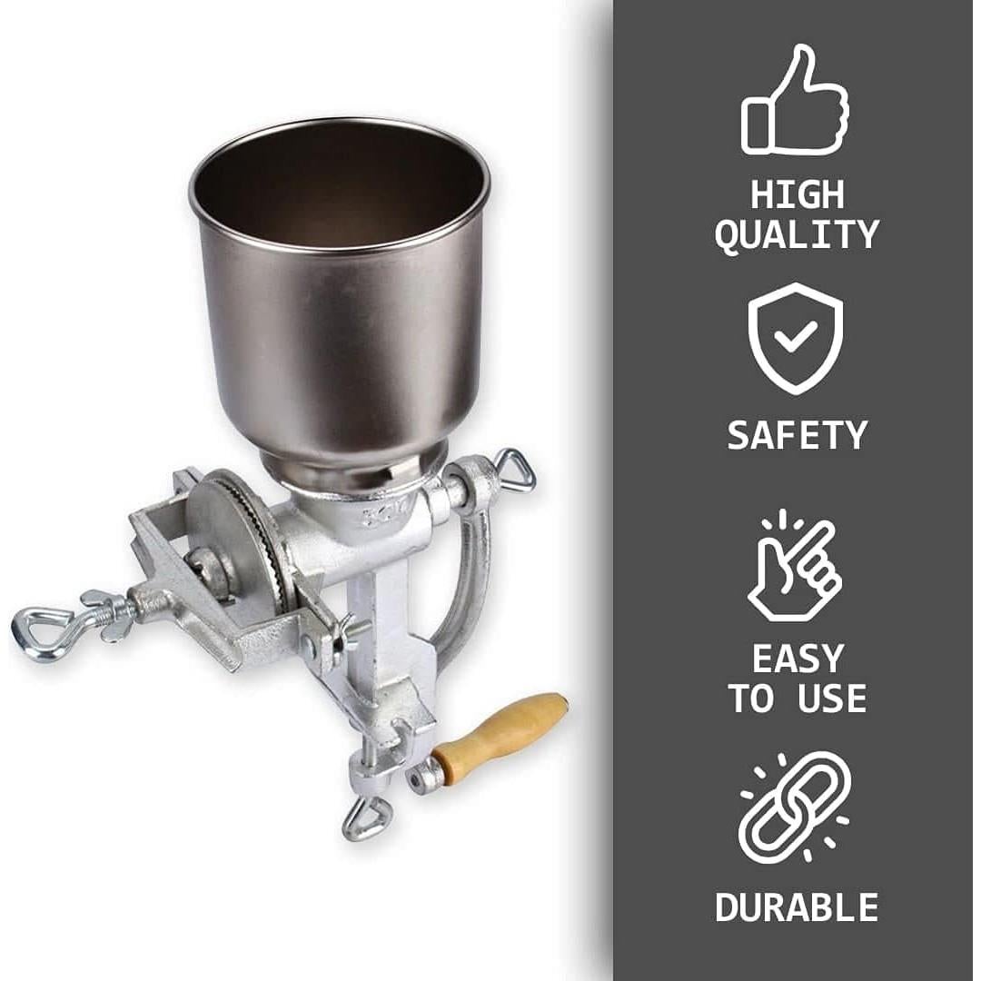 Molino de Grano Manual Instinto Asesino CG1 - Plateado