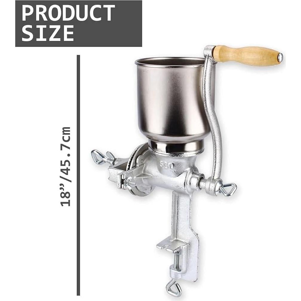 Molino de Grano Manual Instinto Asesino CG1 - Plateado