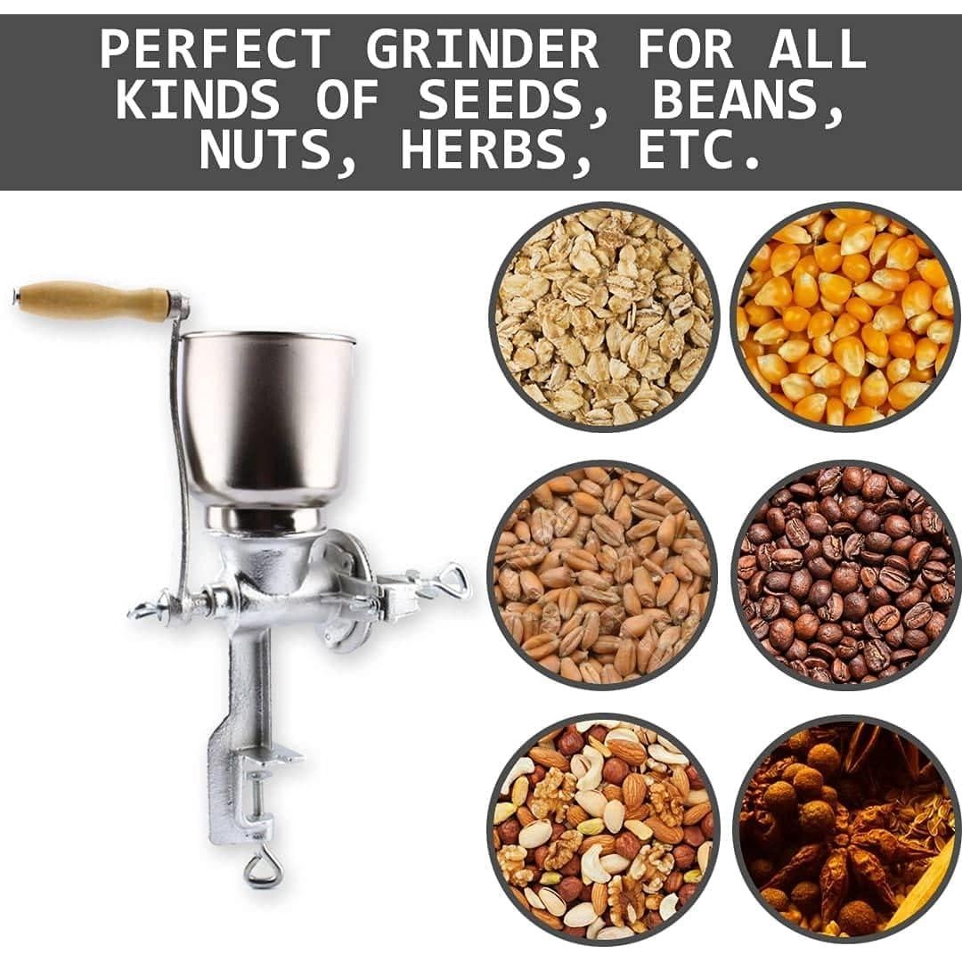 Molino de Grano Manual Instinto Asesino CG1 - Plateado