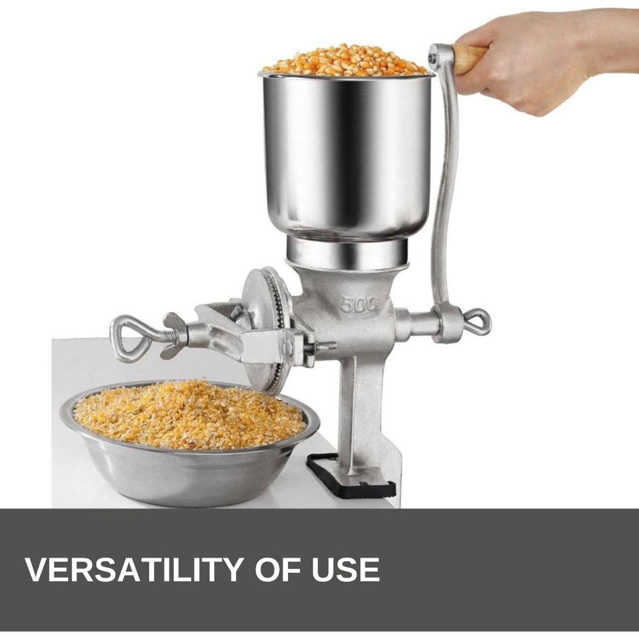 Molino de Grano Manual Instinto Asesino CG1 - Plateado