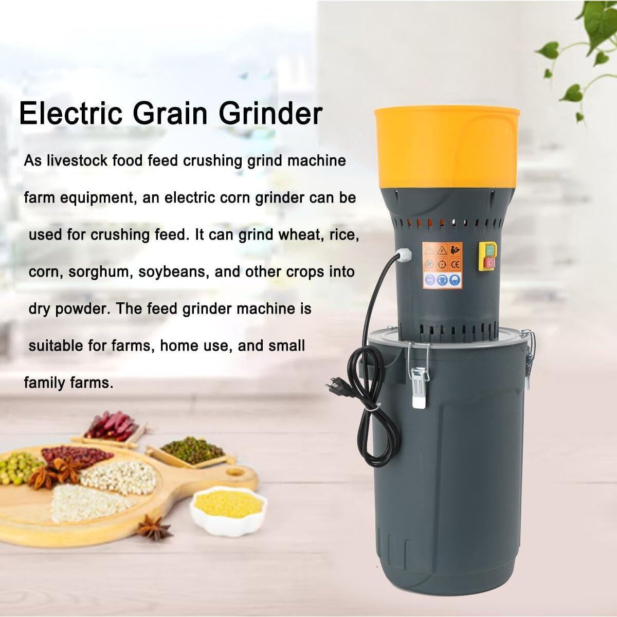 Molino de Granos Eléctrico EODSAD 25L 1000W con 5 Tamices