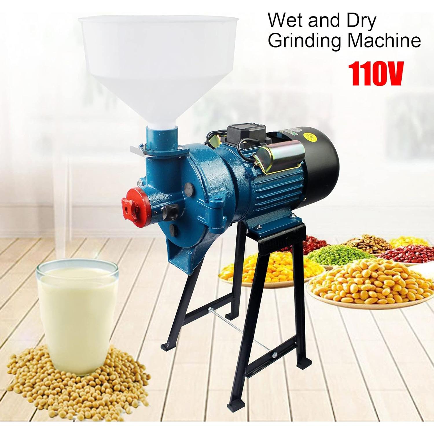 Molino de Grano Eléctrico Treliamd 2200W Comercial Ajustable