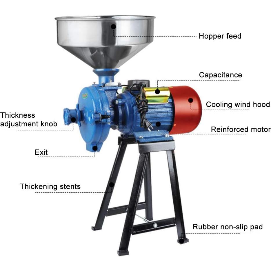 Molinillo Eléctrico SLSY 3000W 110V para Granos Secos