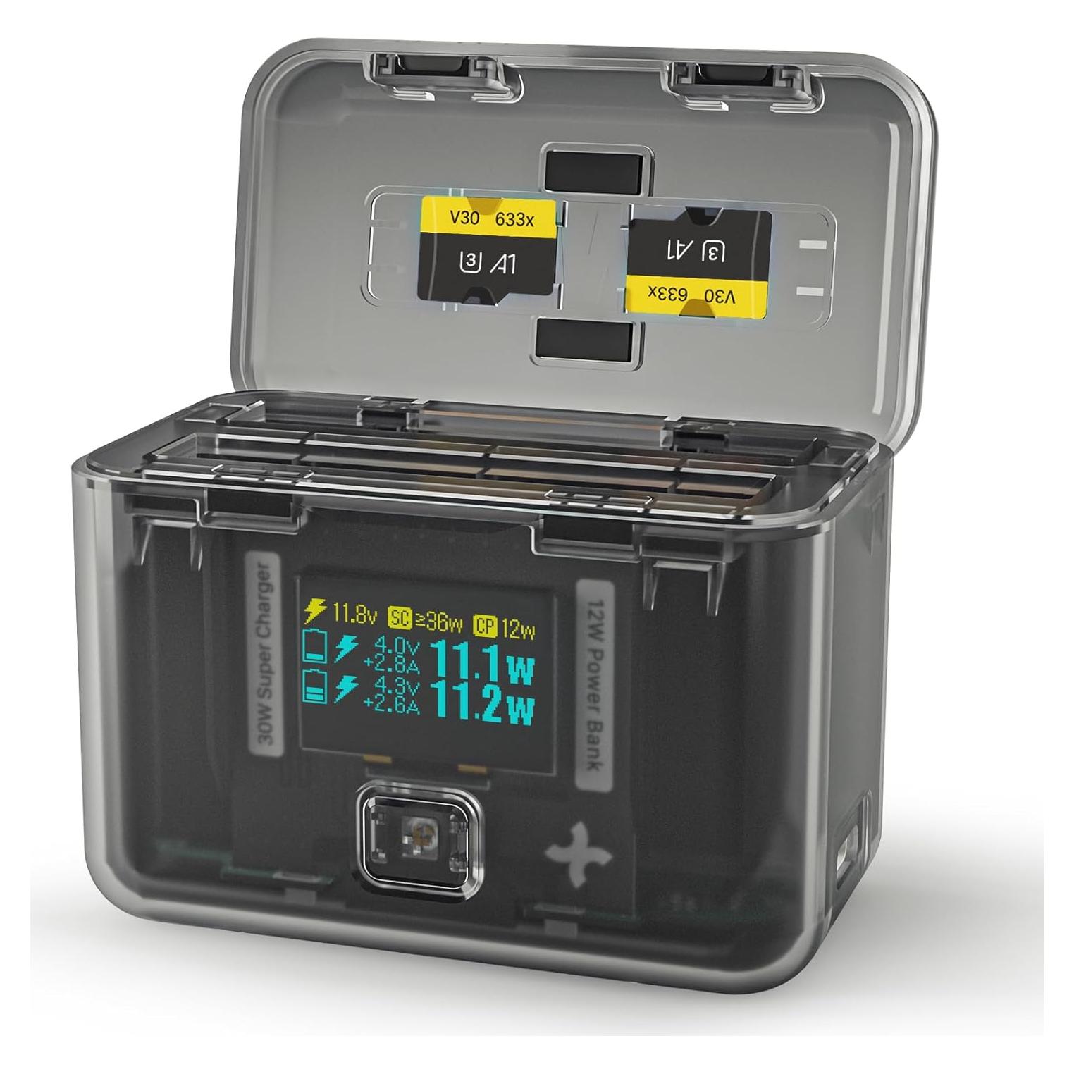 Cargador Rápido SYMIK para Batería Insta360 X3 - 30W