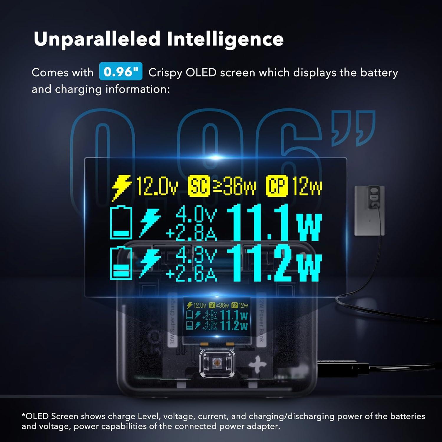 Cargador Rápido SYMIK para Batería Insta360 X3 - 30W