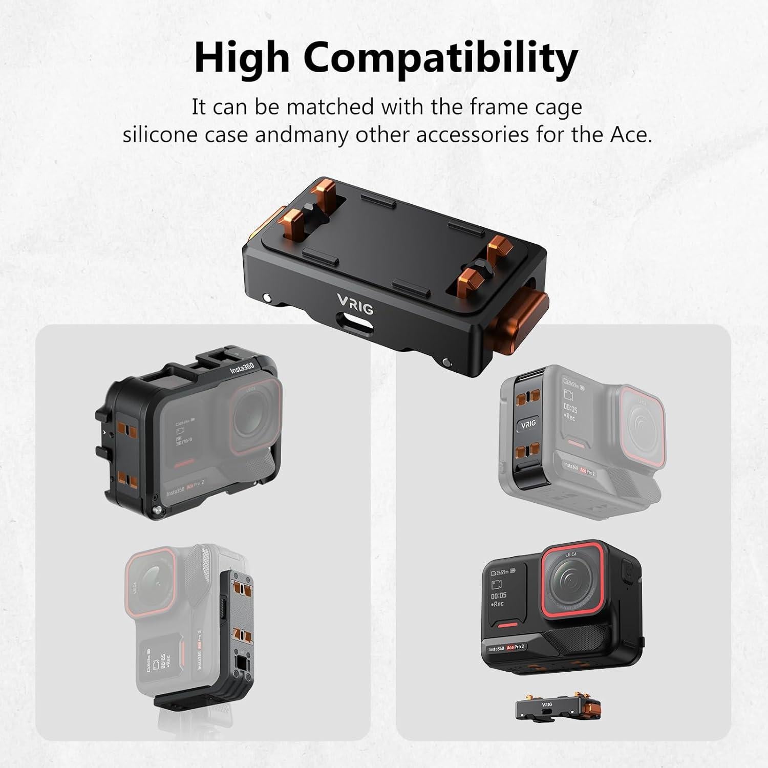 Adaptador de zapata fría VRIG con liberación rápida magnética