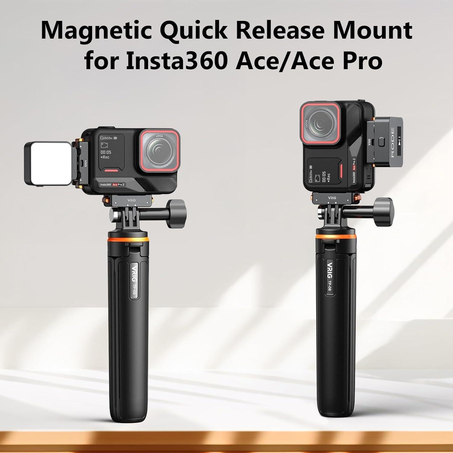 Adaptador de zapata fría VRIG con liberación rápida magnética