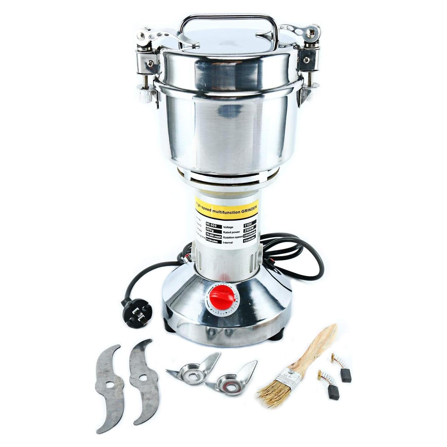 Molinillo de Granos YaeTek HC-500 2500W 500g Acero Inoxidable