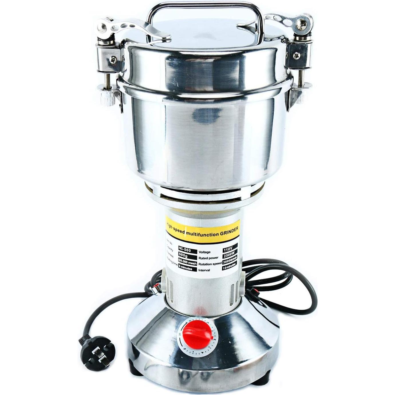 Molinillo de Granos YaeTek HC-500 2500W 500g Acero Inoxidable