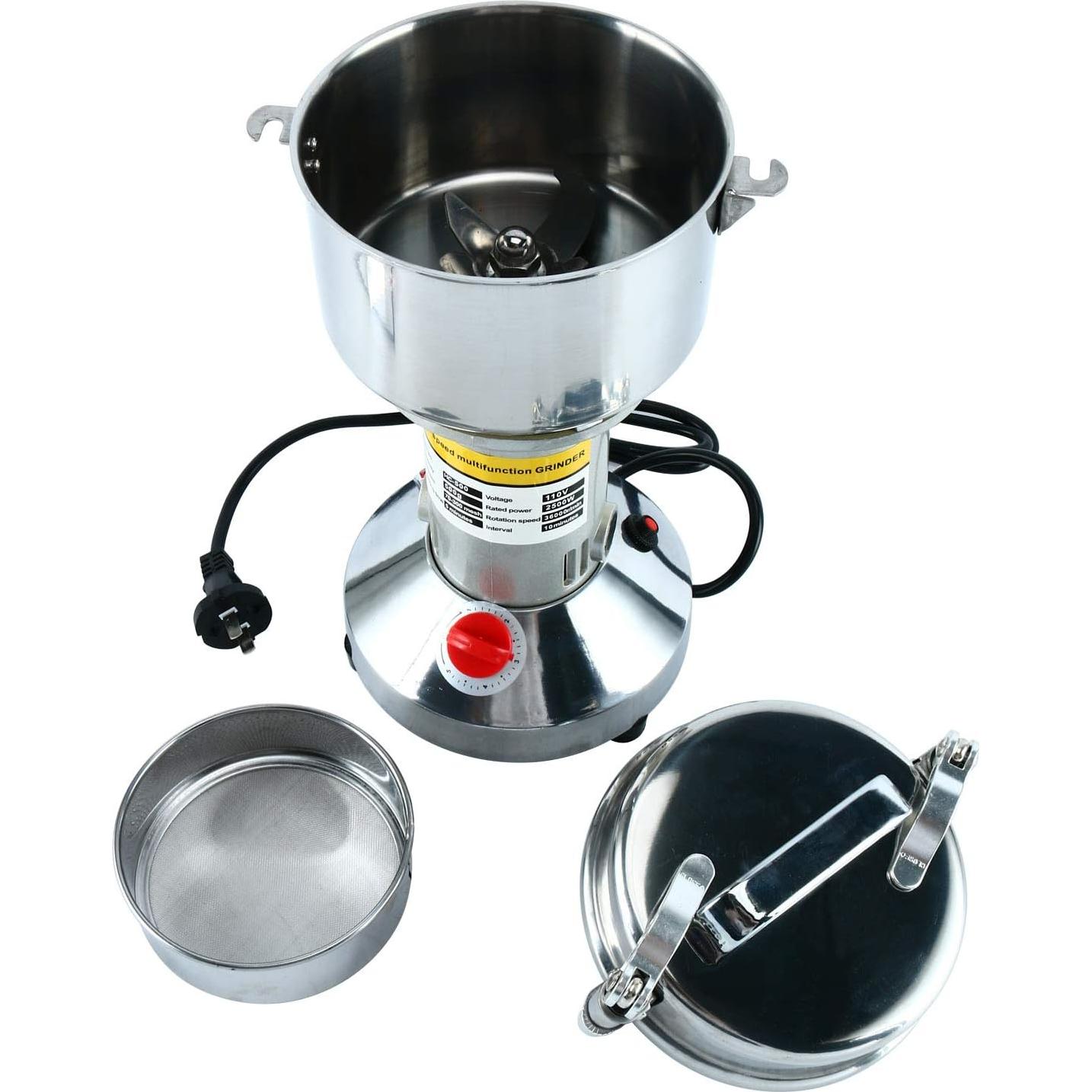 Molinillo de Granos YaeTek HC-500 2500W 500g Acero Inoxidable