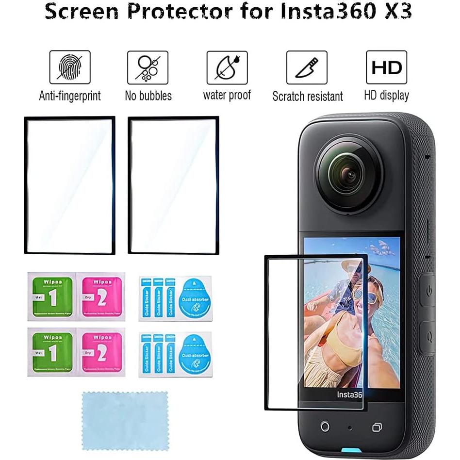 Kit 7en1 Accesorios para Insta360 X3 - Funda, Lentes, Bolsa