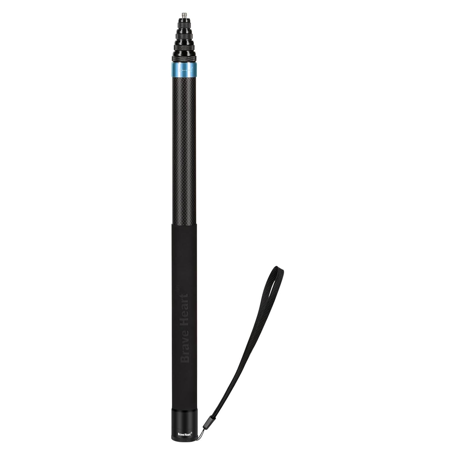 Palo de Selfie Fibra de Carbono Liuliron 299.72 cm Azul