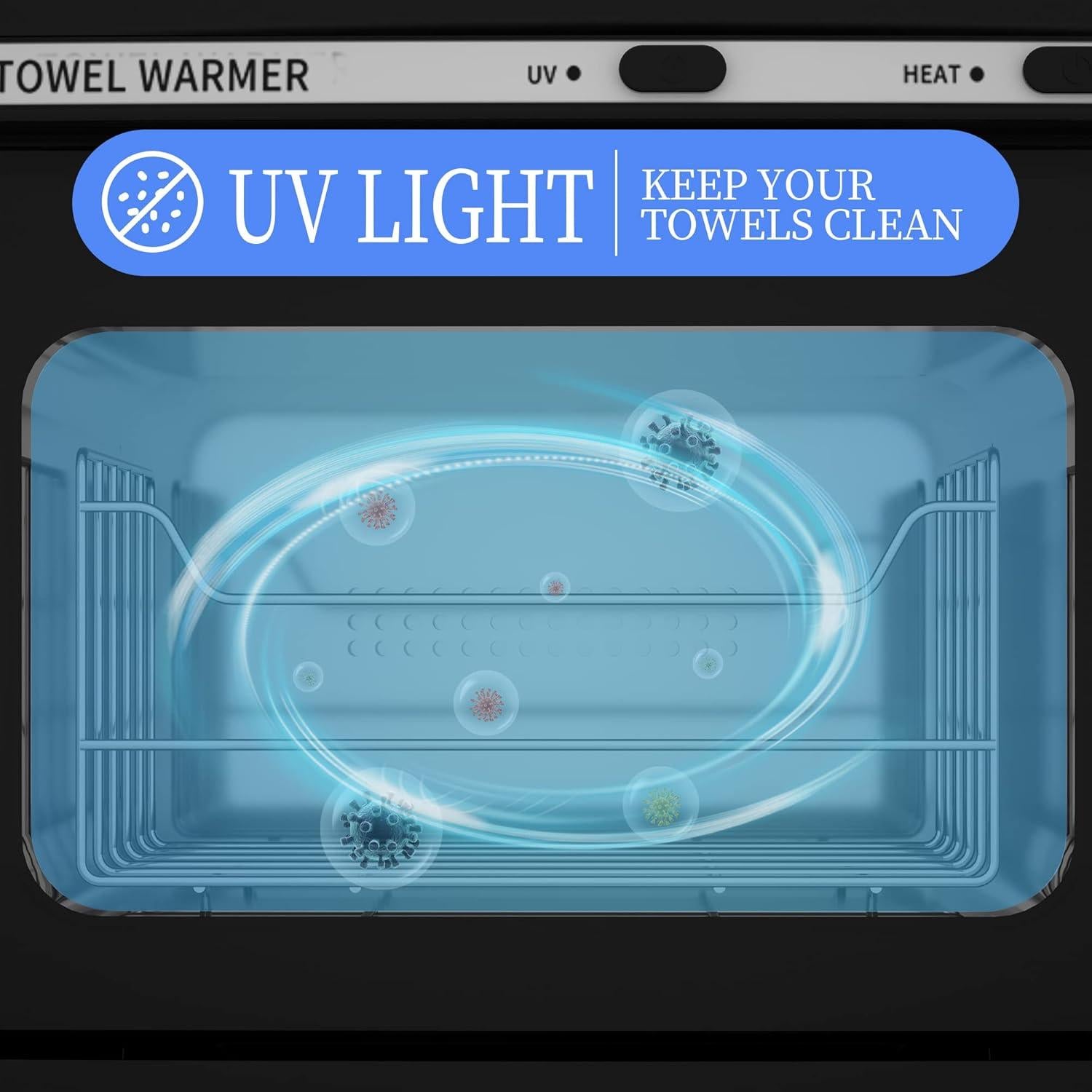 Calentador de Toallas Profesional Asiakarn 8L Negro