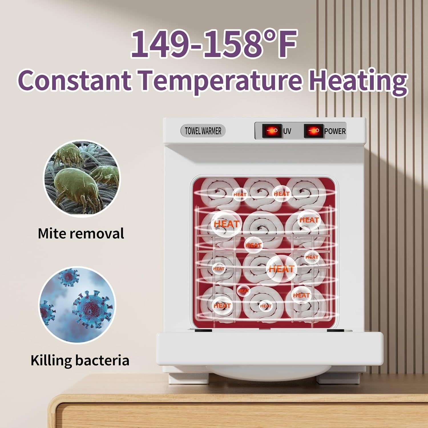 Calentador de Toallas 5L Dress Vous para Spa y Hogar