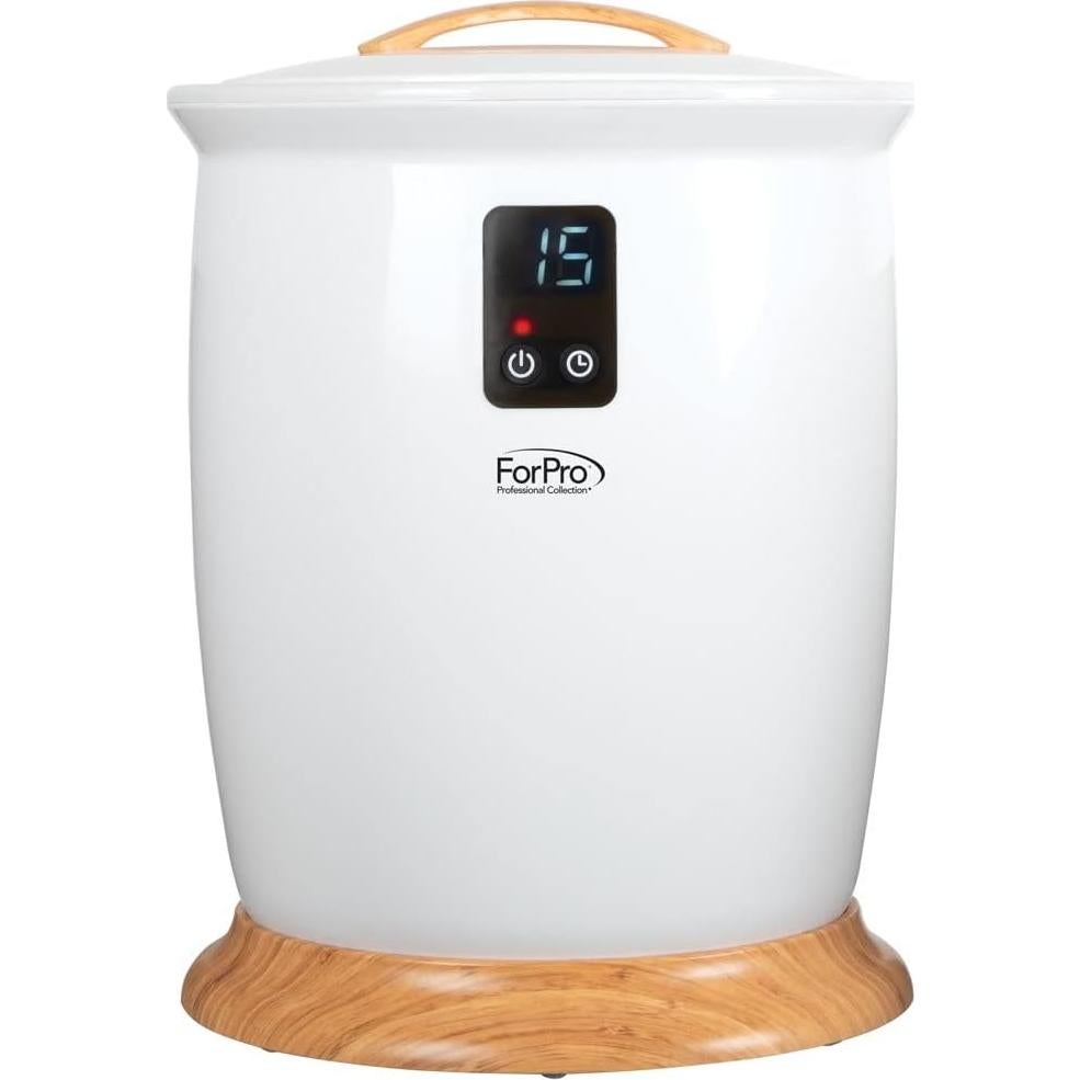 Calentador de Toallas ForPro Extra Grande Blanco 18L con Temporizador