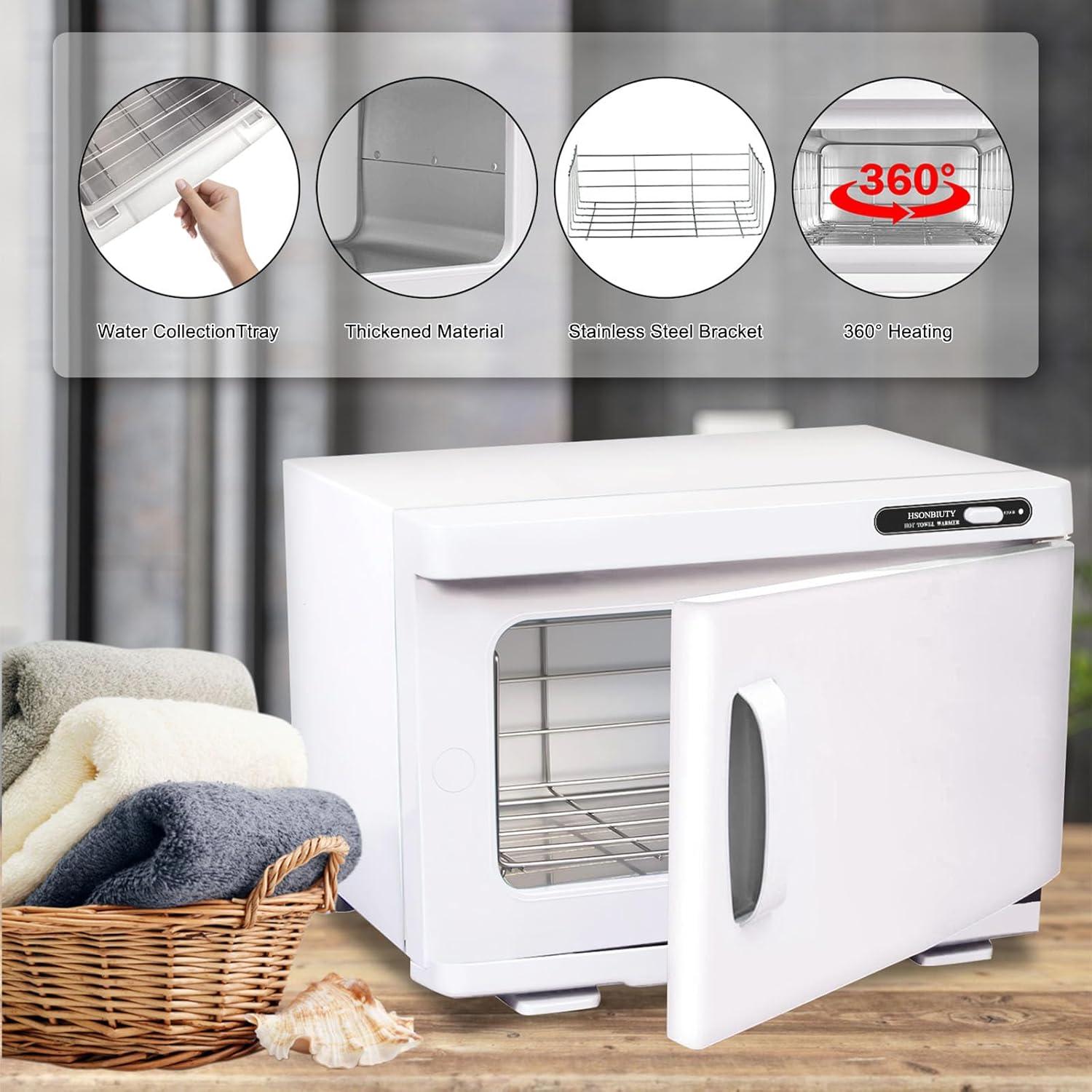 Calentador de Toallas Eléctrico HSONBIUTY 8L para Spa y Belleza