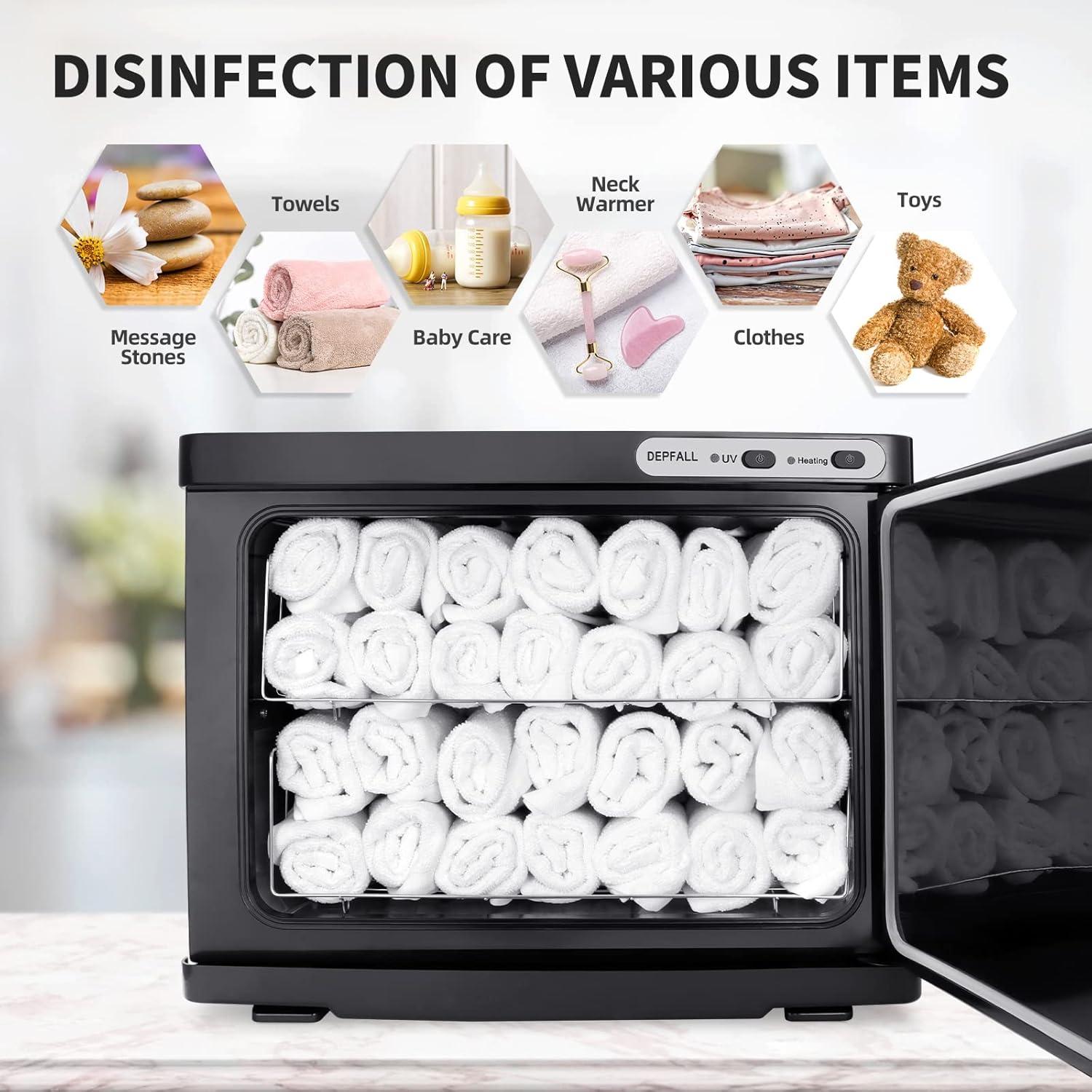 Calentador de Toallas Profesional DEPFALL 23L Negro