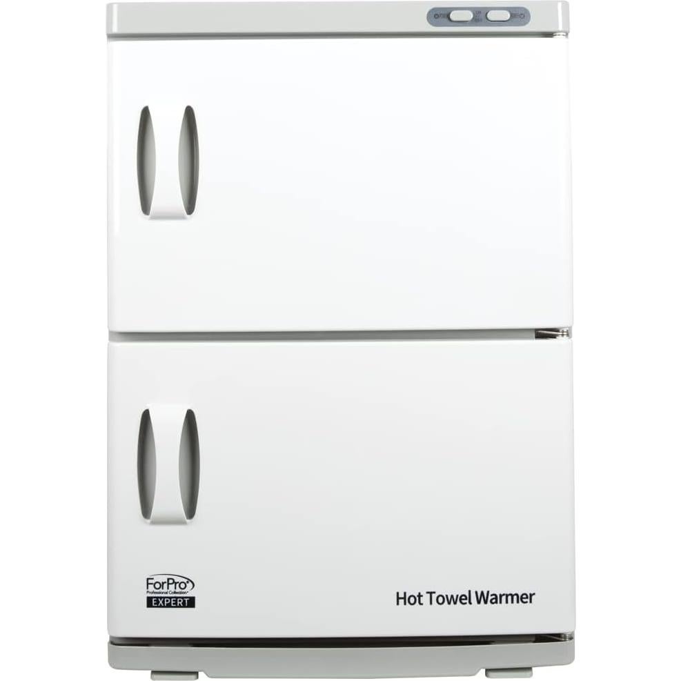 Calentador de Toallas Doble ForPro 46L Blanco, 48 Toallas