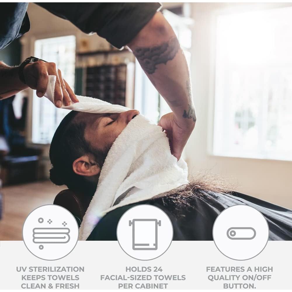 Calentador de Toallas Doble ForPro 46L Blanco, 48 Toallas