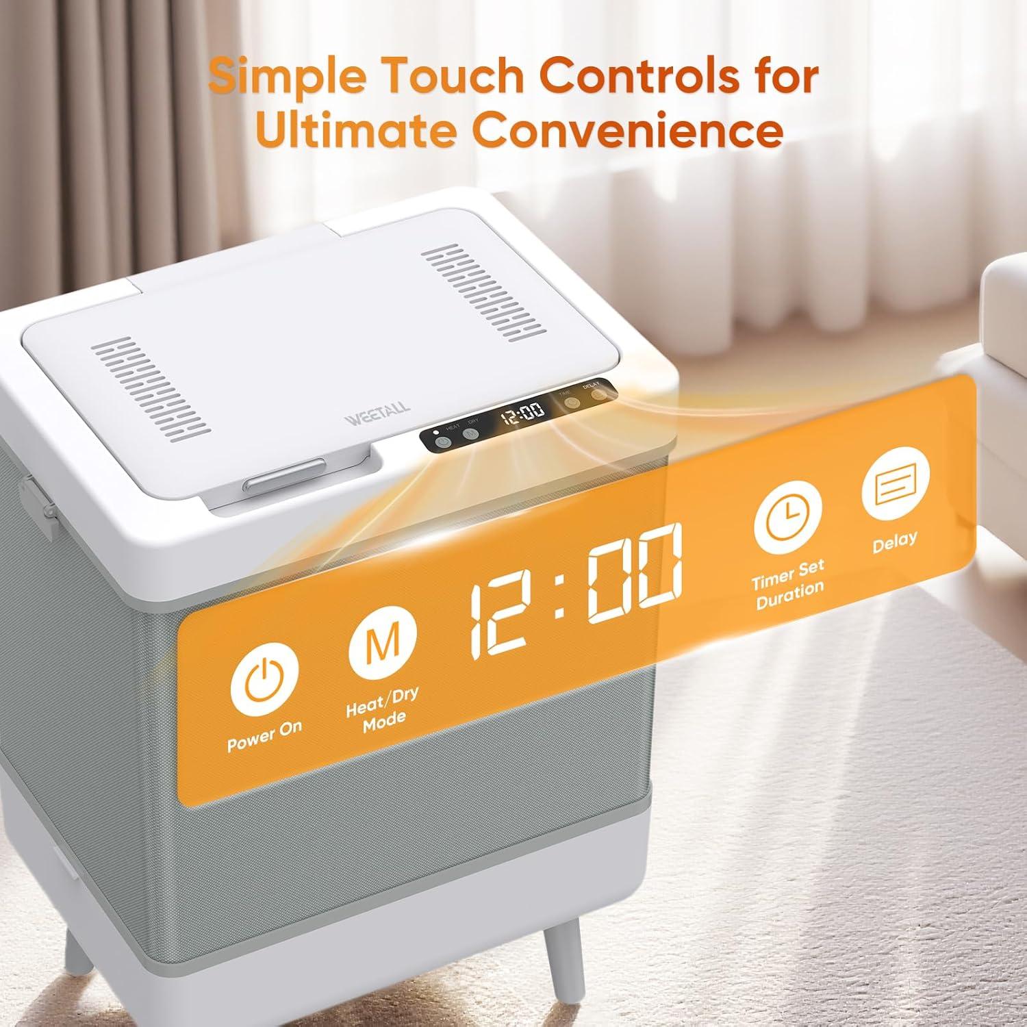 Calentador de Toallas WEETALL 35L para Baño - Rápido y Seguro