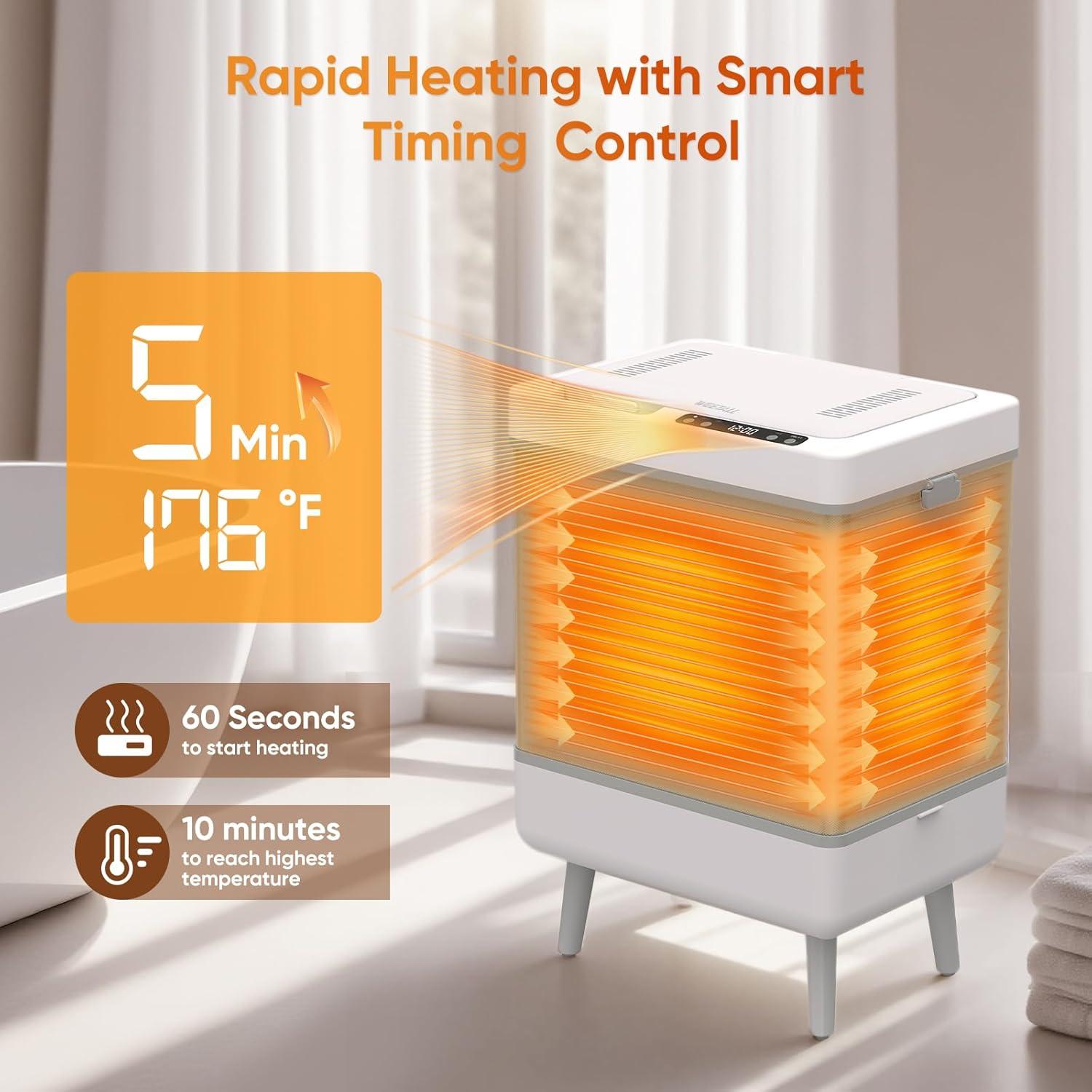 Calentador de Toallas WEETALL 35L para Baño - Rápido y Seguro