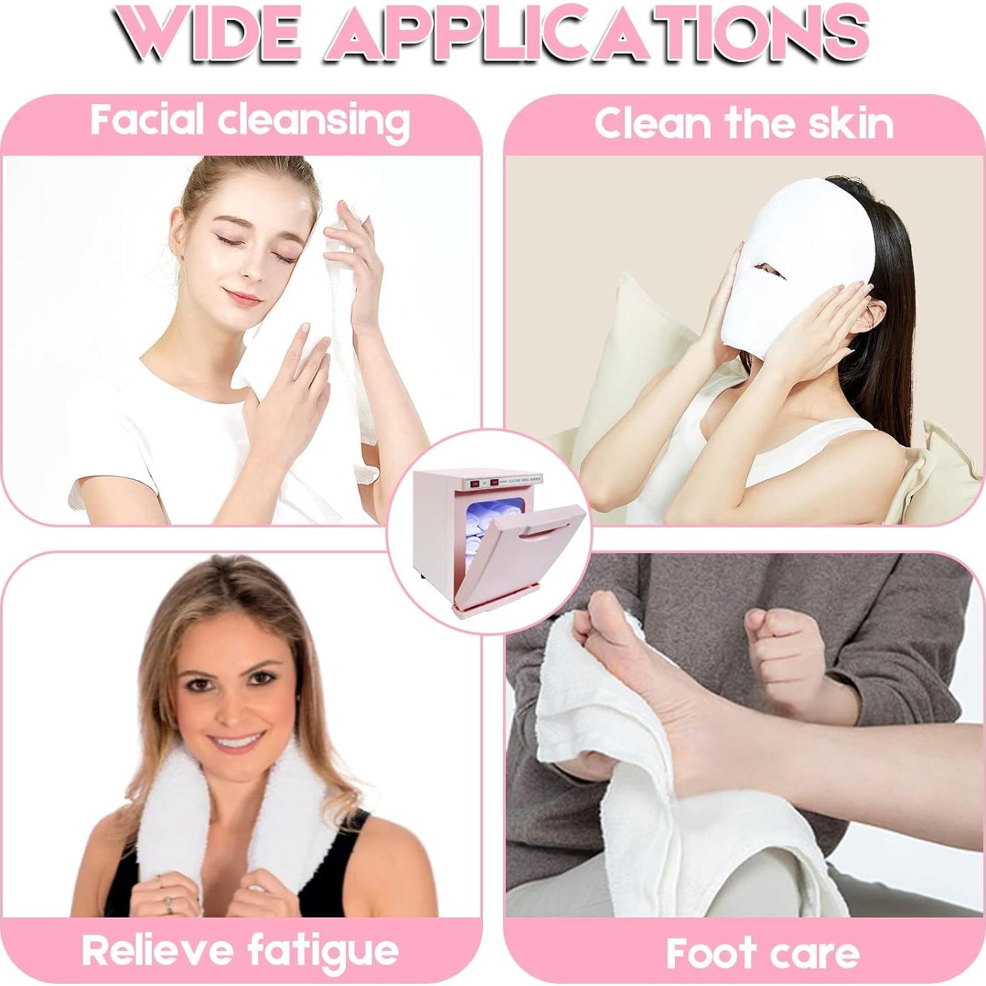 Calentador de Toallas 5.5L HYTOBP Rosa para Spa y Belleza