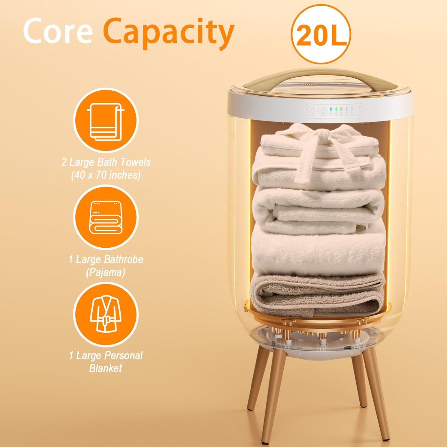 Calentador de Toallas GAMOHOME HSTW-17 con Altavoz Bluetooth