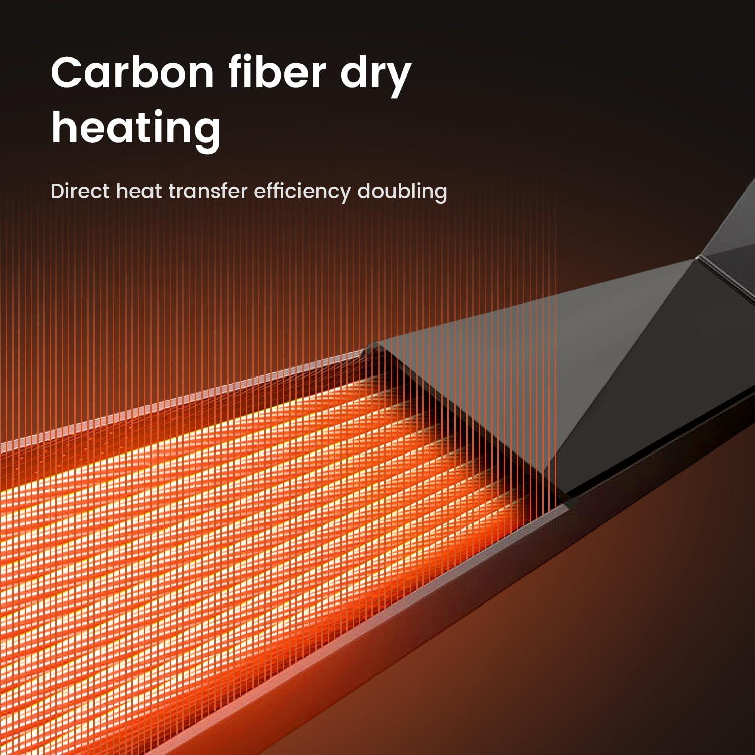 Calentador de Toallas Colliford 6 Barras Acero Inoxidable Negro