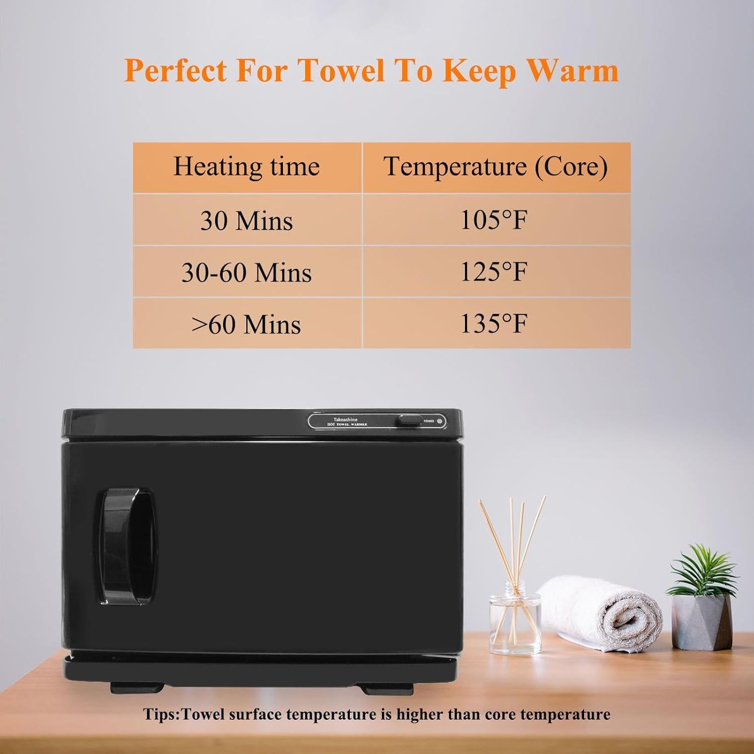 Calentador de Toallas Profesional TA-001 8L para Spa y Estética