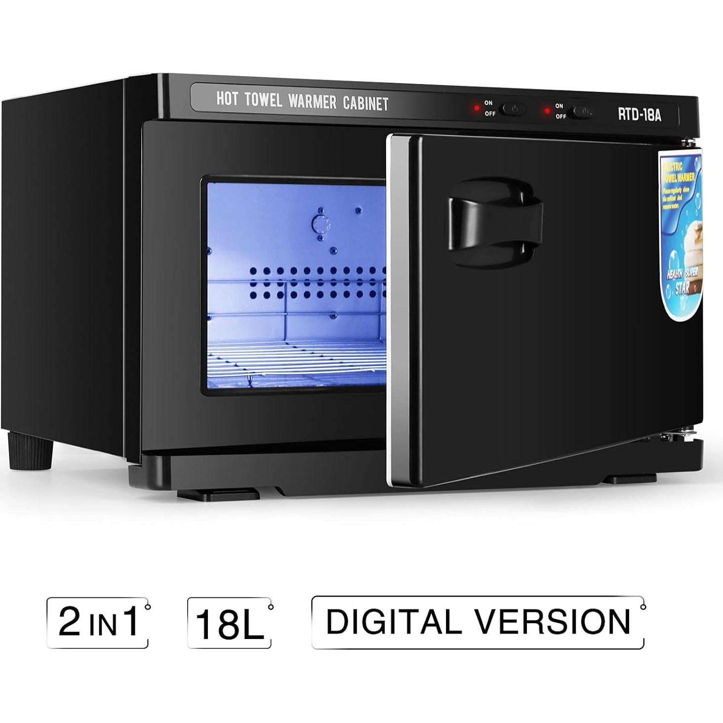 Calentador de Toallas Calientes Artist Hand 18L Acero Inoxidable