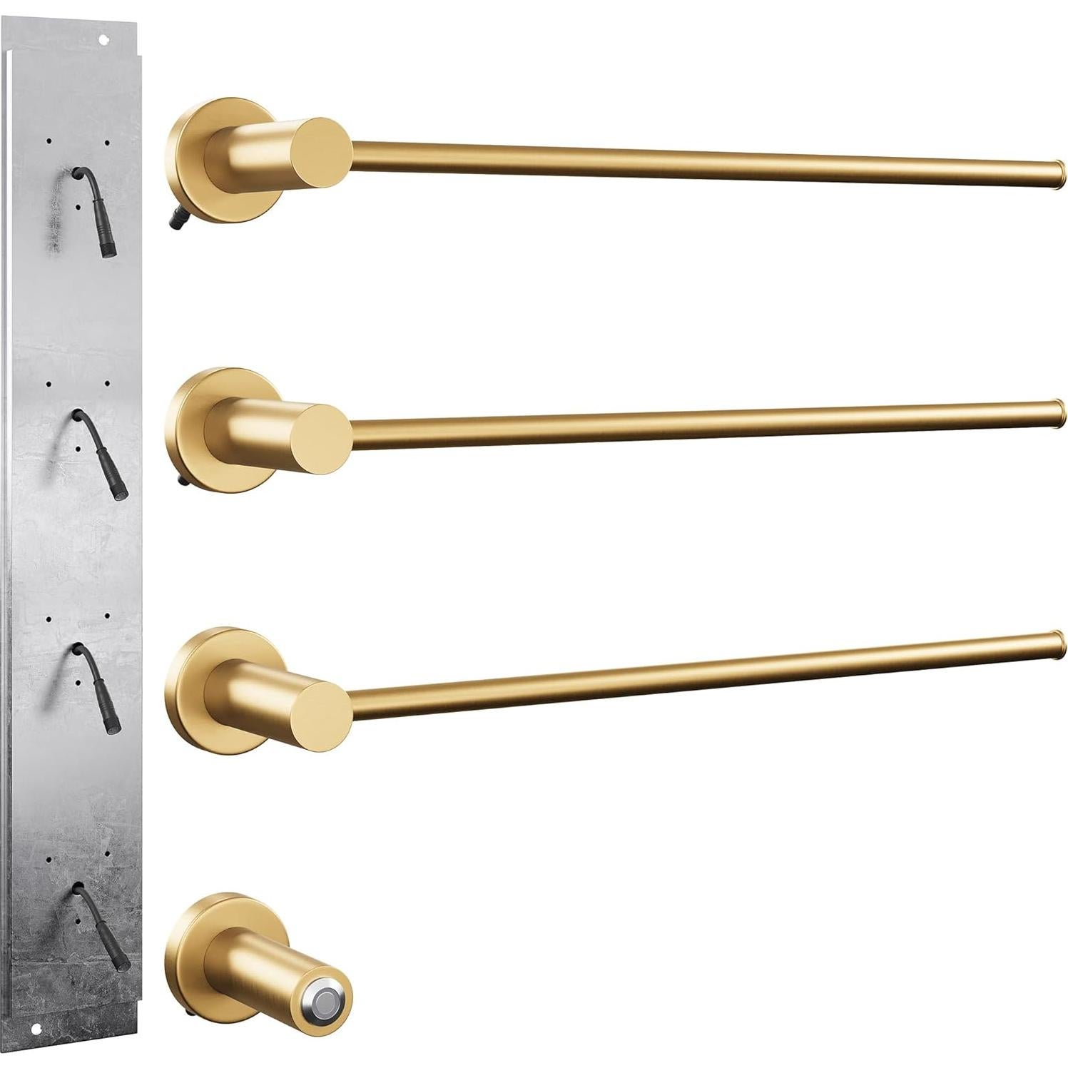 Calentador de Toallas Eléctrico Swiss Madison Claire Oro Cepillado