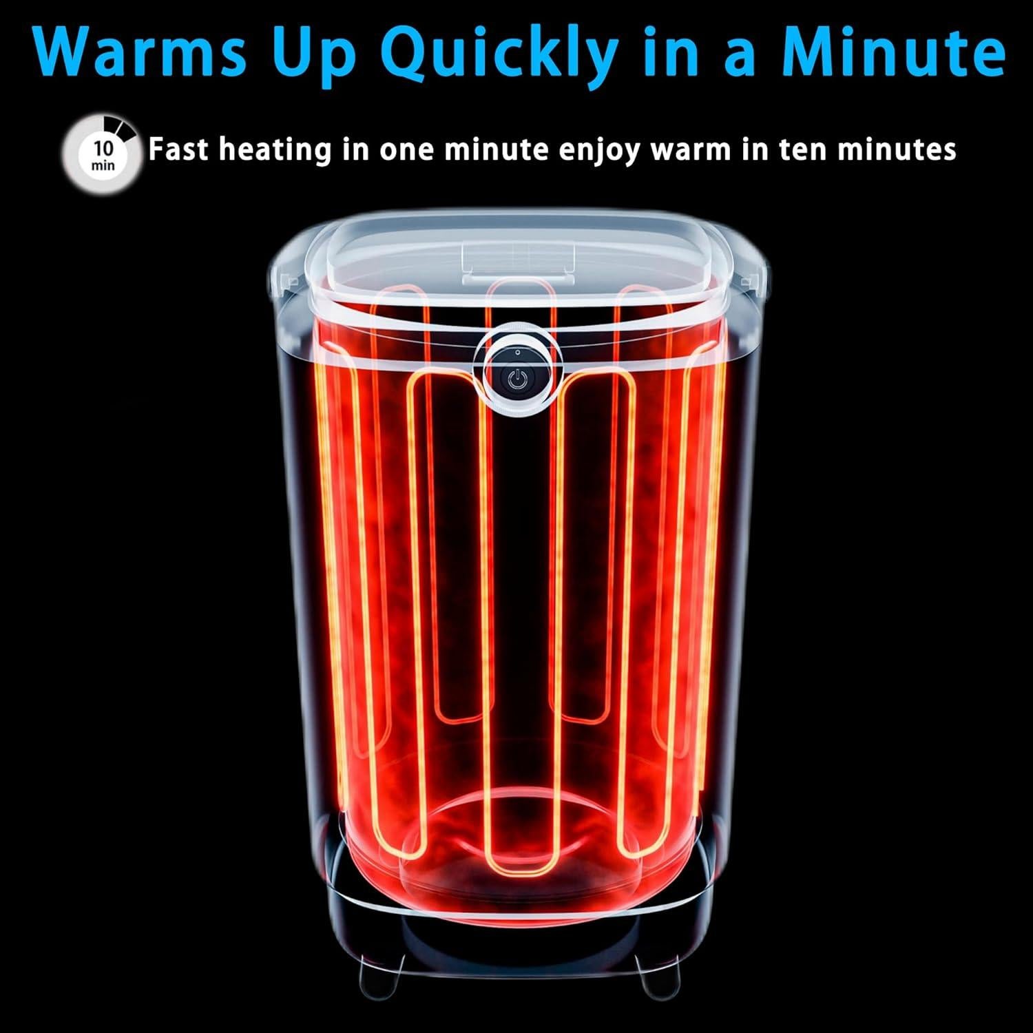 Calentador de Toallas TMWINGS MJ01 Amarillo 20L Spa Rápido