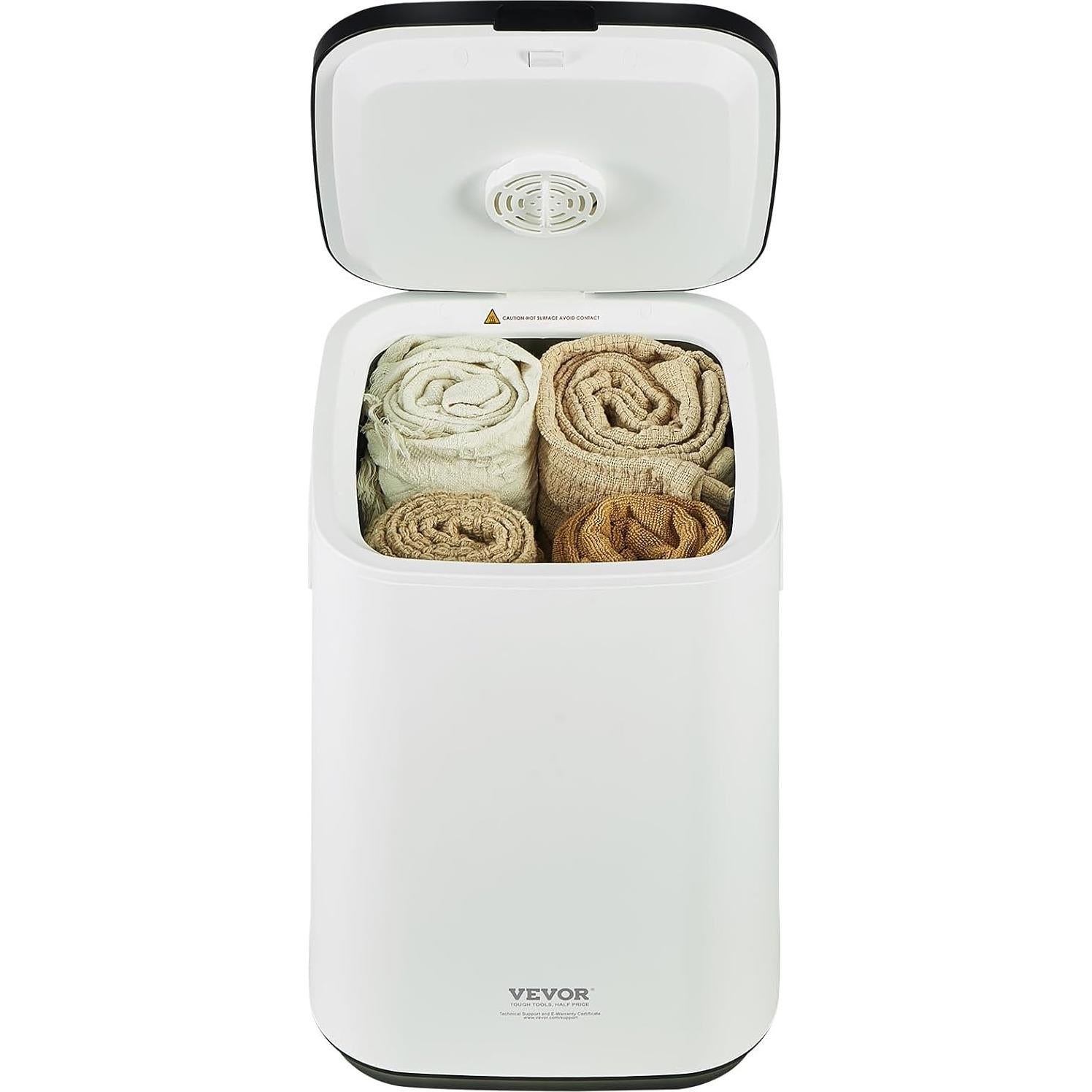 Calentador de Toallas VEVOR 20L con Temporizador y Seguridad