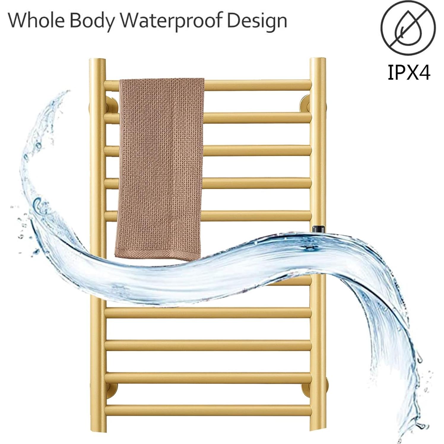 Calentador de Toallas DUDYP Oro 10 Barras 76.2x48.3cm