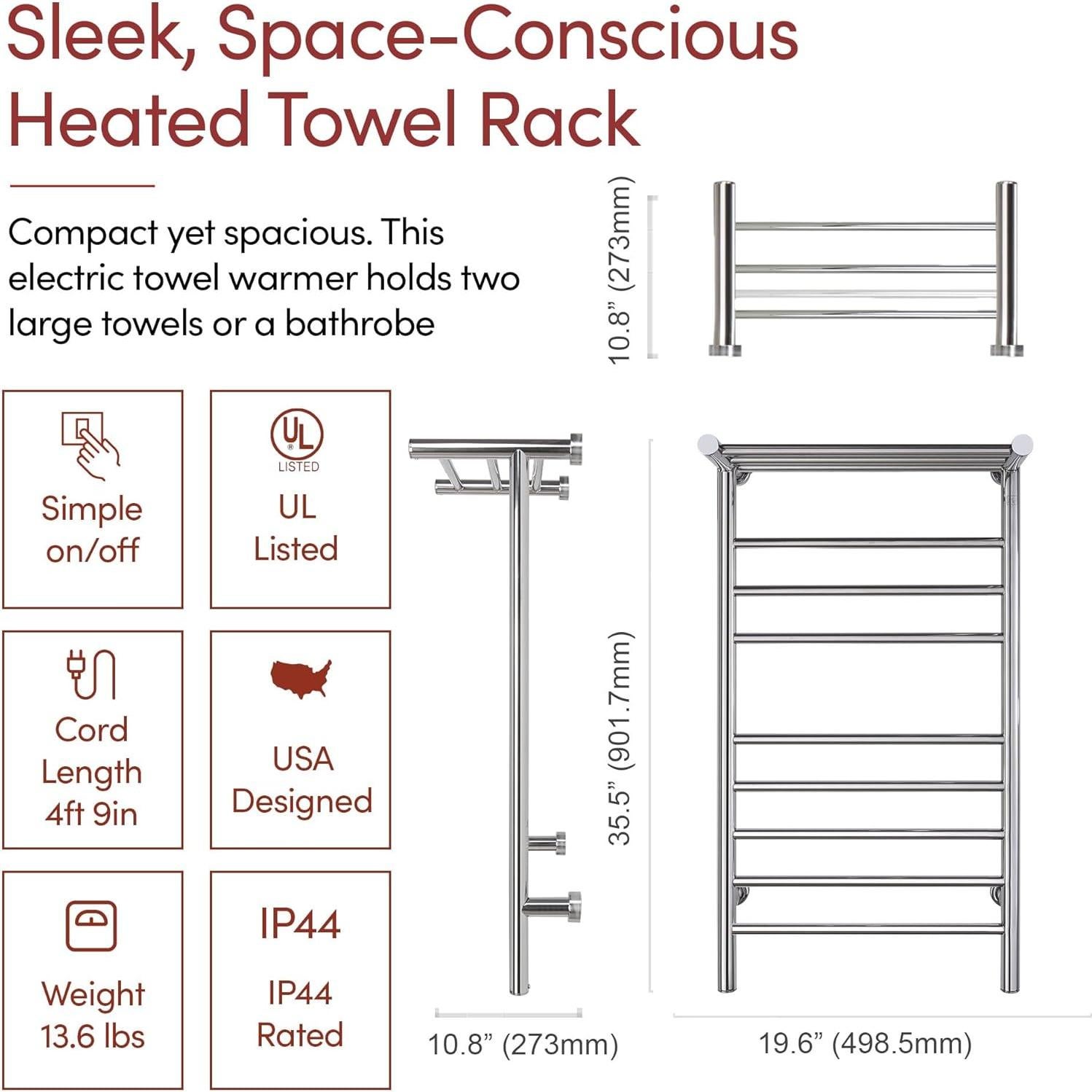 Calentador de Toallas WarmlyYours Summit 11 Barras 50.8x91.4cm