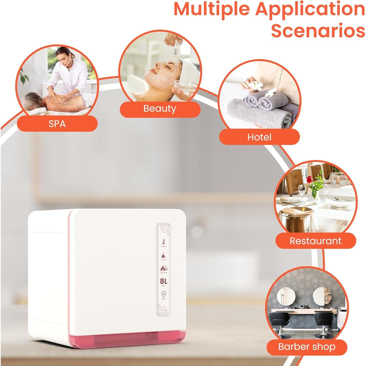 Armario Calentador de Toallas TASALON 8L 160W Spa y Hogar