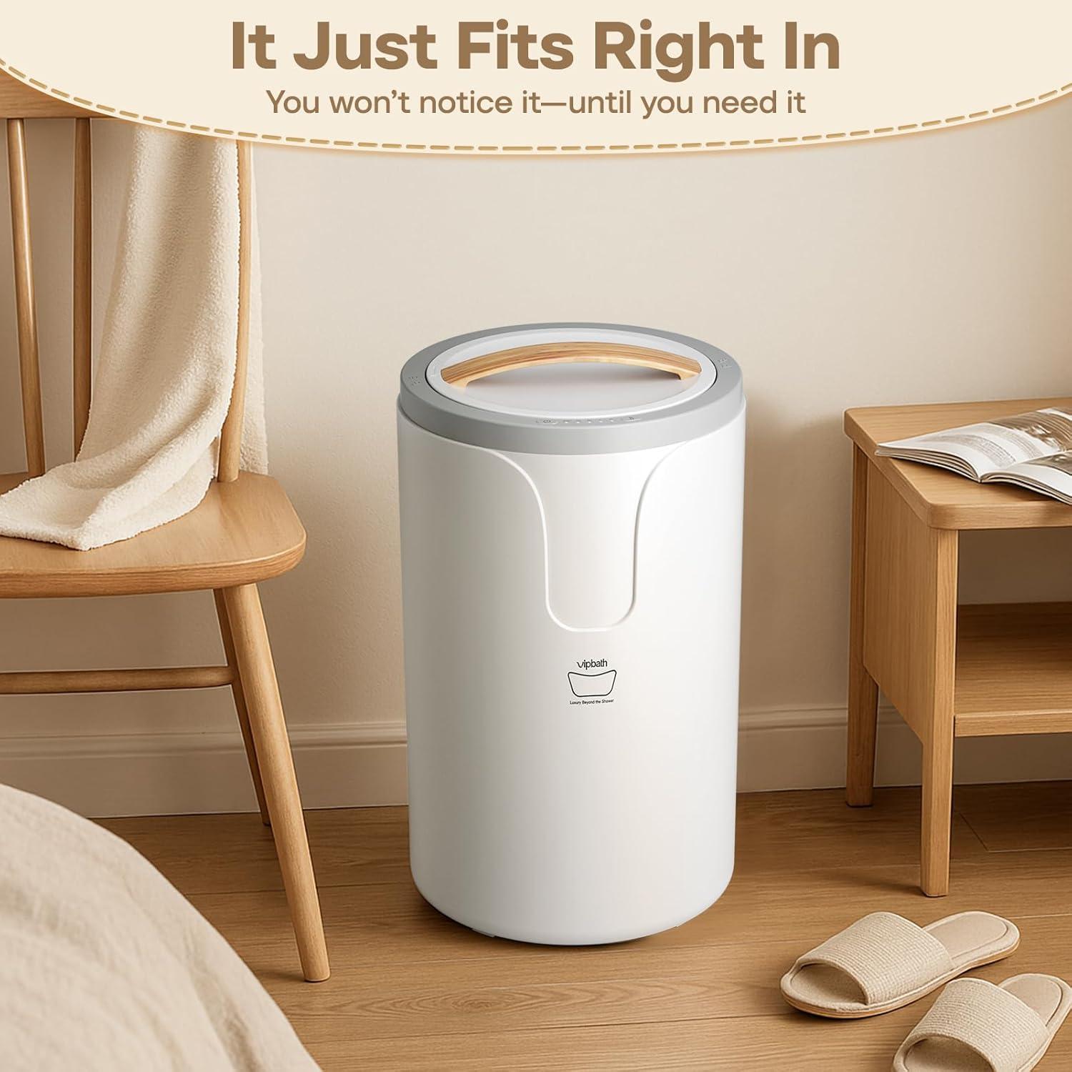 Cubo Calentador de Toallas VIPBATH 20L Acero Inoxidable Doble Calor